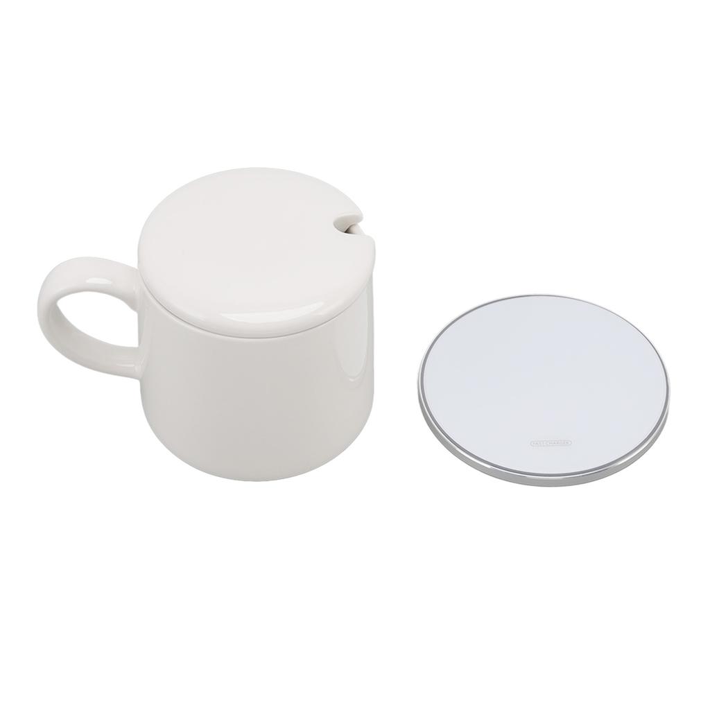 Desktop Coffee Warmer with Mug Set 50 Degrees C Constant Temperature USB Smart Cup Warmer with Wireless