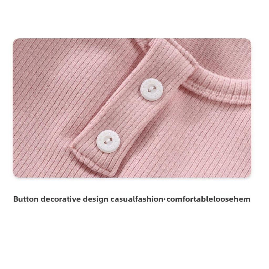 Wear Round Neck Pit Striped German Velvet Children's Base Shirt for Spring and Autumn, Long Sleeved T-shirt for Boys and Girls, Western-style Top