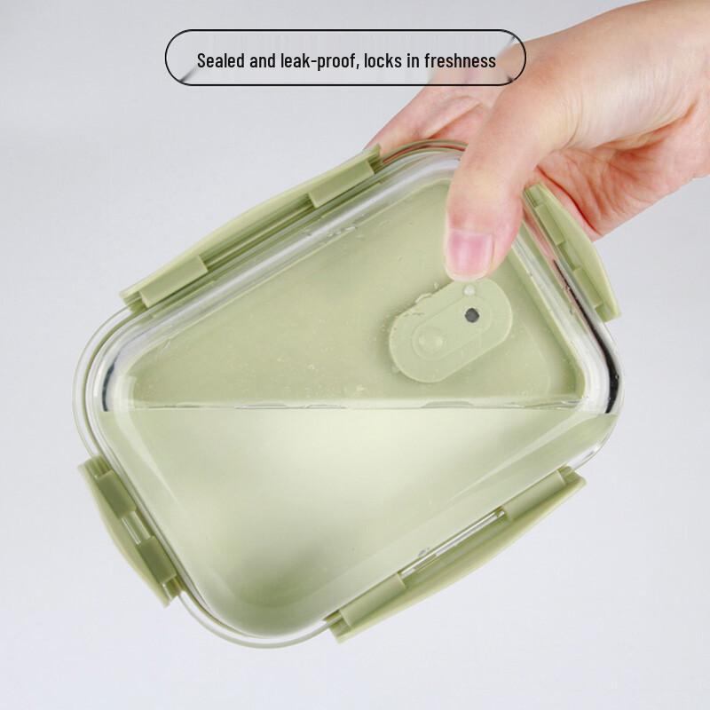 Dermas Heat-Resistant Glass Lunch Box Set