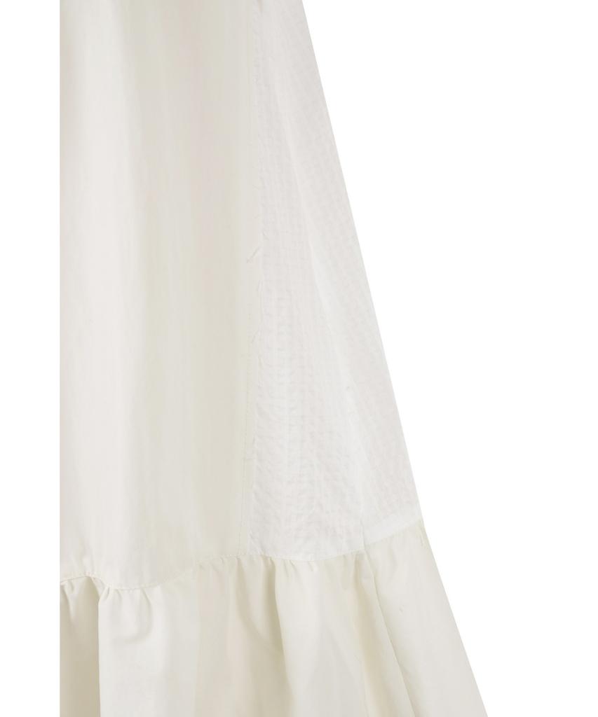 Recorde Seersucker Volume Dress Rqdam26546Ivx