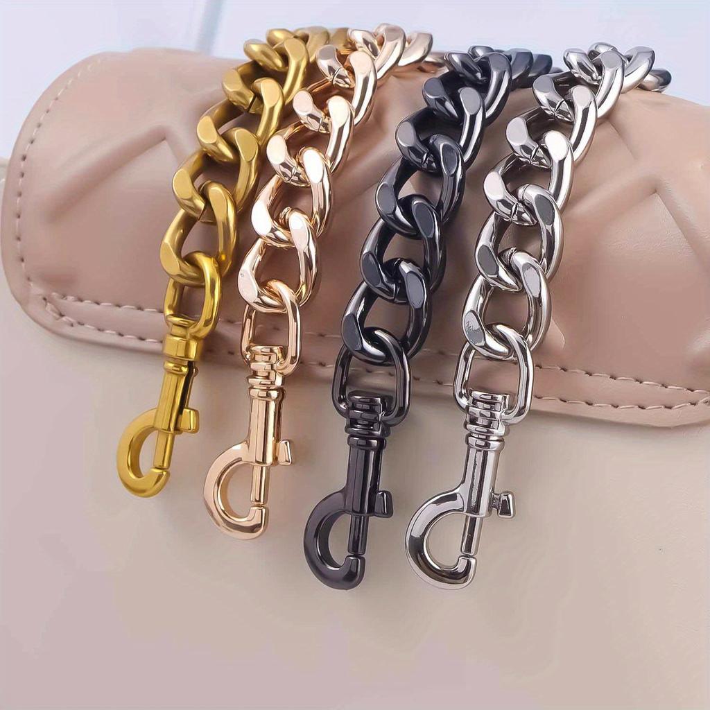 Metal Aluminum Bag Chain Strap Handle Shoulder Crossbody Handbag Bag DIY Metal Replacement Chains Bag Parts Accessories