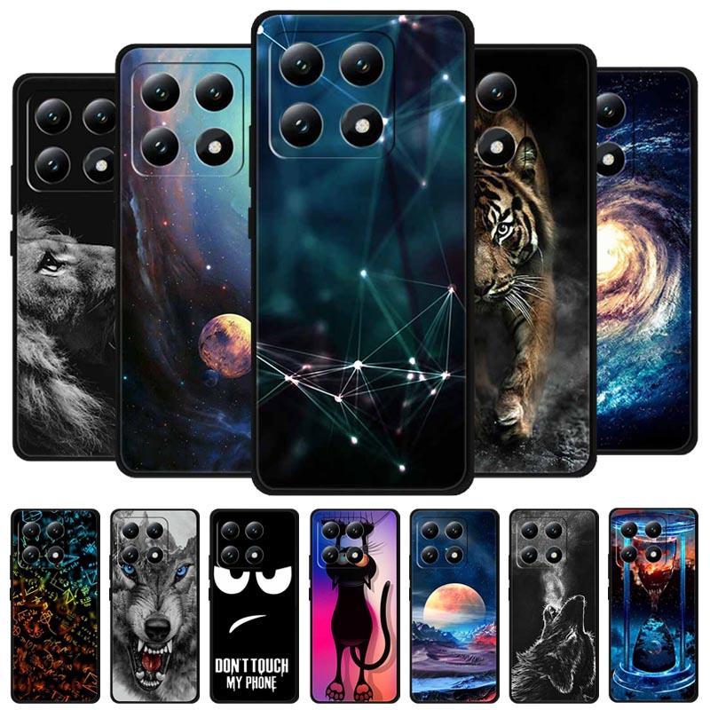 For Xiaomi 15T 5G Case Silicone Luxury Animal TPU Soft Printing Bumper for Xiaomi 15T Pro 5G Starry Sky Scenery Shockproof Cover