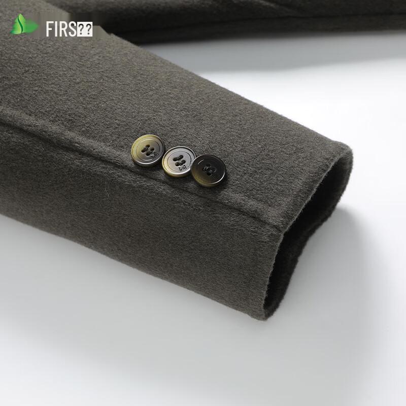 Мужское двустороннее пальто оверсайз из смесовой шерсти Shanshan