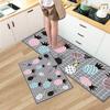 Fashion Simple Nordic Soft Kitchen Rug Anti-Fatigue Kitchen Rug Waterproof Non-Slip Rugs Set Runner Rug Bedside Rug Absorbent Carpet For Kitchen