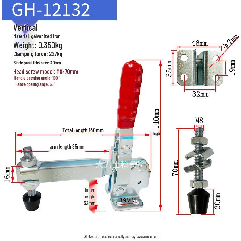 Quick-Release Horizontal Welding Pliers Clamp 301/201/101