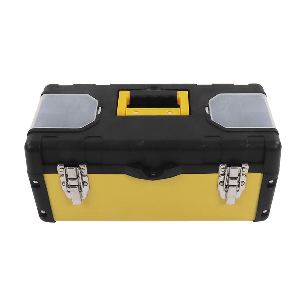 Tool Box Multifunction 15.6inch Large Capacity Double Layer Toolbox Organizer with Removable Tray