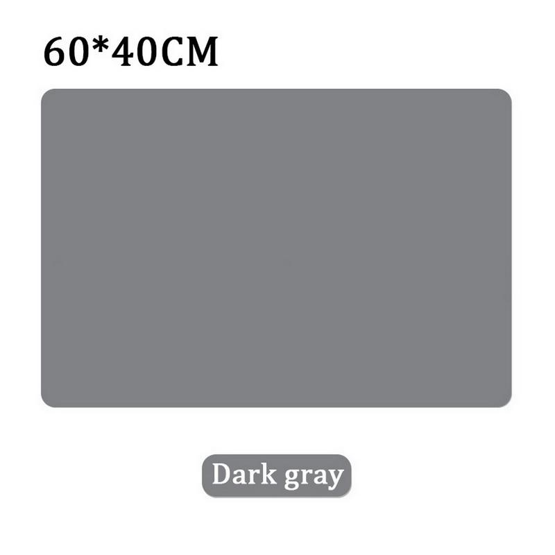 60/40 см силиконовый водонепроницаемый коврик для столовых приборов, теплоизоляционный противоскользящий моющийся обеденный коврик для кухонной стойки, защита