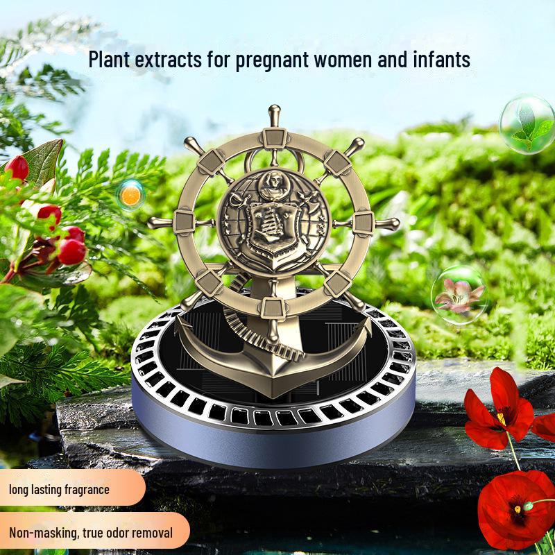 Креативный рулевой автомобильный парфюм на солнечных батареях Ароматерапия