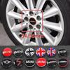 4 шт. 54 мм 56 мм Для Mini Cooper One S JCW R53 R55 R56 R57 R60 F55 F56 Наклейка-значок-эмблема на центральный колпачок колеса автомобиля