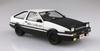 Aoshima Bunka Kyozaisha Initial D No.1 Takumi Fujiwara AE86 Trueno Project D, спецификация, пластиковая модель в масштабе 1/24