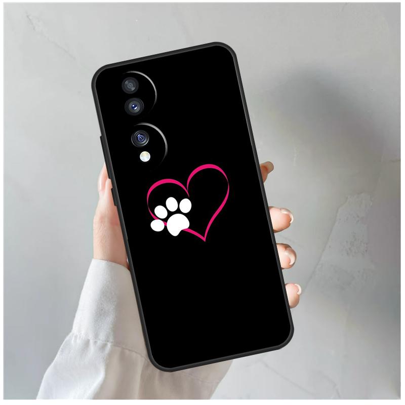 Мультяшные милые собачьи лапки для Huawei Honor Magic 5 Lite X8a X9a 50 70 Nova 9 5T P Smart P20 P30 P40 P50 P60 Pro Чехол