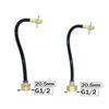 1/4 Inch Nozzle Dripper Sprayer Misting Atomizing Sprinkler With Hose Tee Barb Thread Connector For Garden Irrigation System