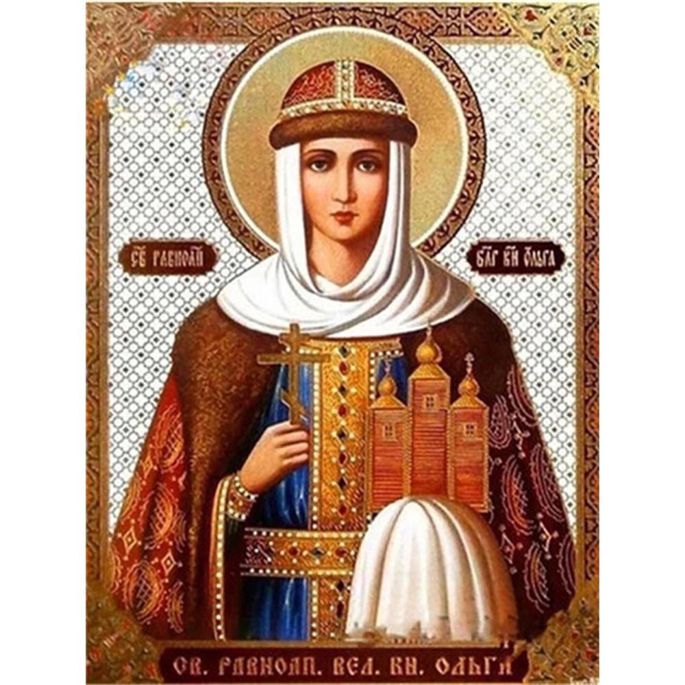 Embroidery The Religion Mary Diamond Virgin Needlework Art Gift Icon Religious Painting New Collection 2026 Rhinestones