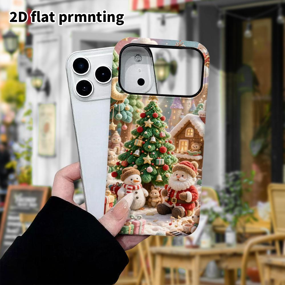 Phone Case: 2D flat, suitable for iPhone 18 17 16 15 14 13 12 Pro, Christmas Fairy Tale Park, a perfect holiday gift for Christmas and Halloween