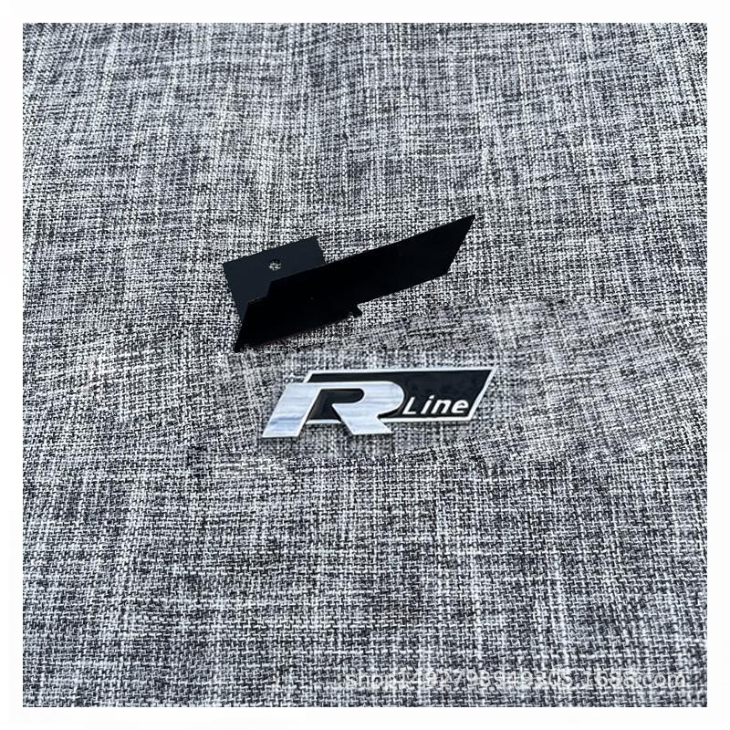 For VW R Rline Metal Car Front Grill Trunk Sticker Accessories For Volkswagen VW GTI Polo Golf MK8 Lamando Passat Magotan Tigu MZ2