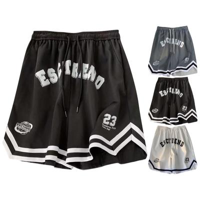 Летние свободные повседневные универсальные шорты, однотонные универсальные повседневные брюки, спортивные брюки, капри