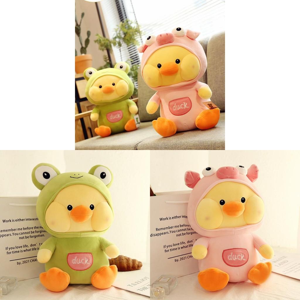 Pig Frog Dududuck Plush Toy Cartoon Stuffed Doll Bedroom Decoration Gift Kids