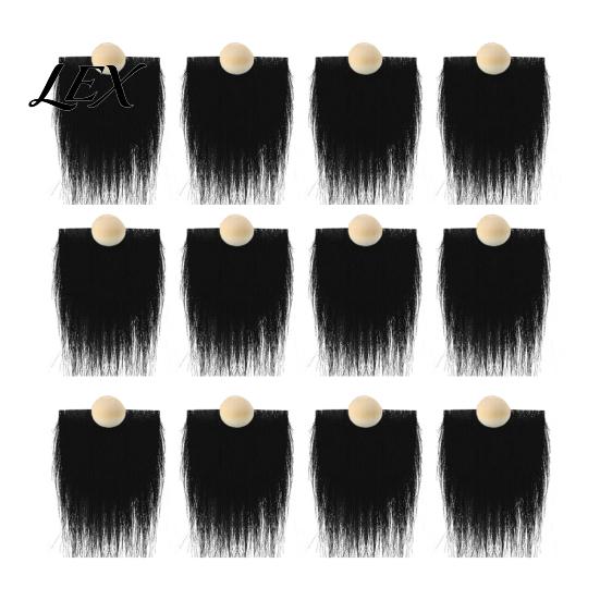 Creative Gift Making Supplies 12Pcs Gnome Beard And Nose Kit, DIY Christmas Craft with Ornament Materials Plush Beards Wooden Ball Noses for