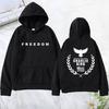 Tribute Charlie Kirk Freedom Hoodies Woman Man Aesthetic Pullovers Fall Long Sleeve Vintage Hip Hop High Street Oversized Hoodie