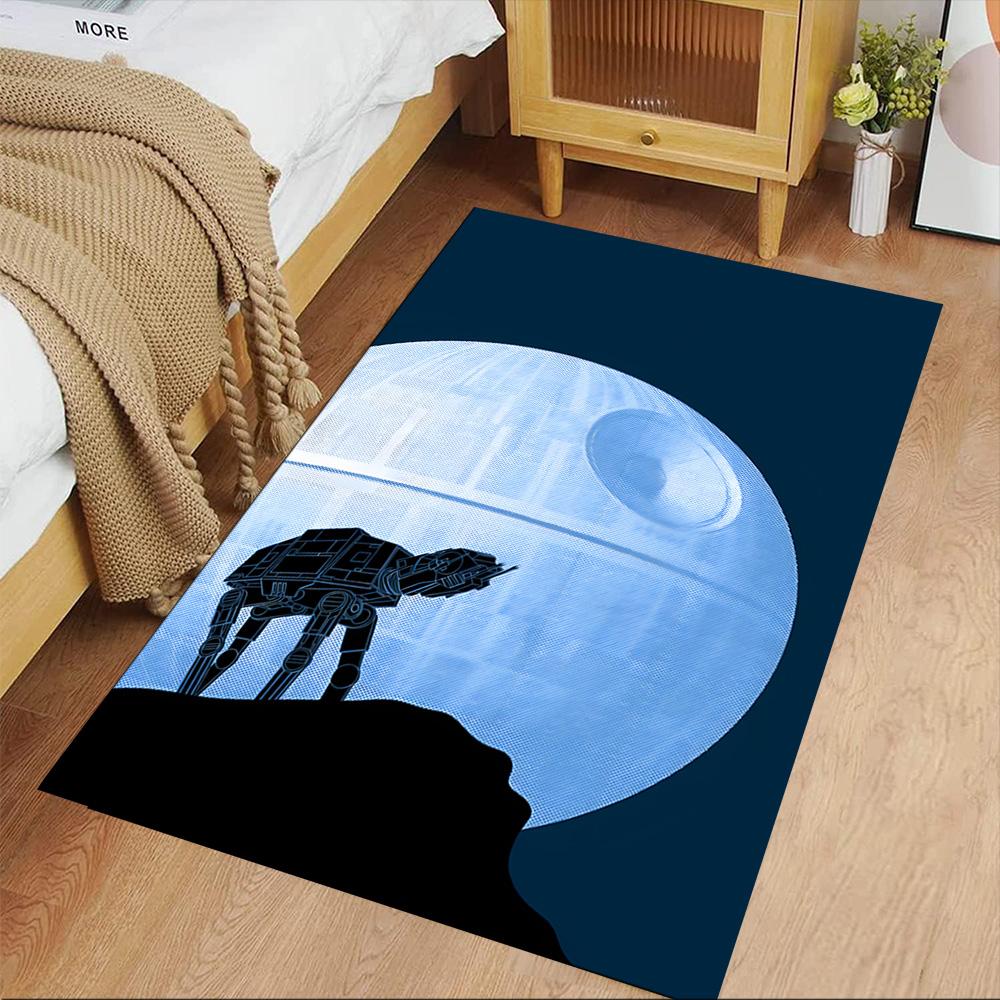 Star Wars Area Rug Design for Kitchen Entryway Hallway Dining Room Anti-slip Rug Anime Office Decor Perfect Gift for Women Men