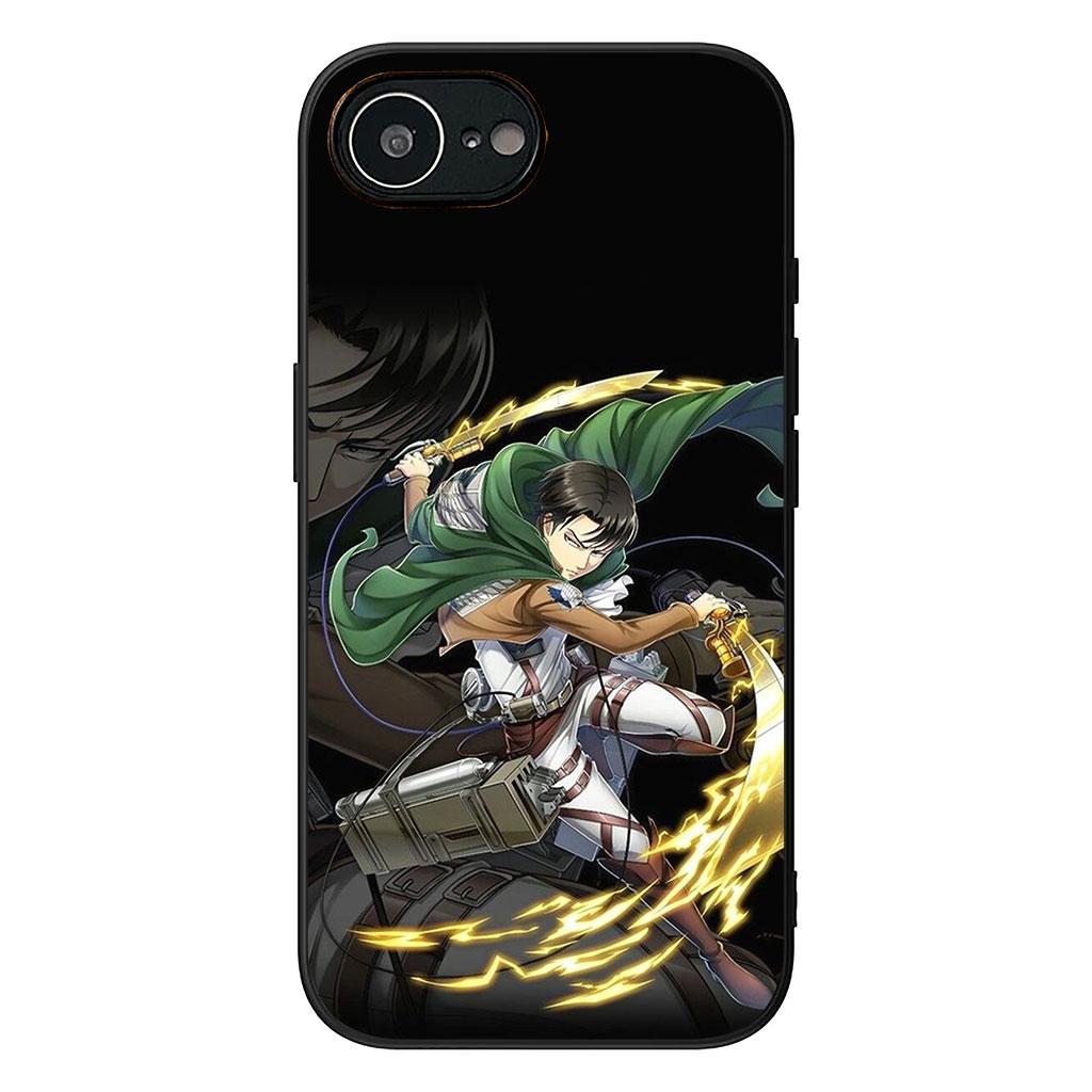 for Samsung Galaxy A36 A17 A26 A07 A35 A54 A53 A13 A33 A34 S8 S9 S20 S21 FE S10 Plus Case levi Attacks Jaeger on Titan Eren