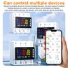Tuya WiFi 8-в-1 AC Измеритель энергии 3P 85-290V/80A Вольтметр Амперметр Приложение Реле кВтч Автоматический выключатель Измеритель мощности Smart Life