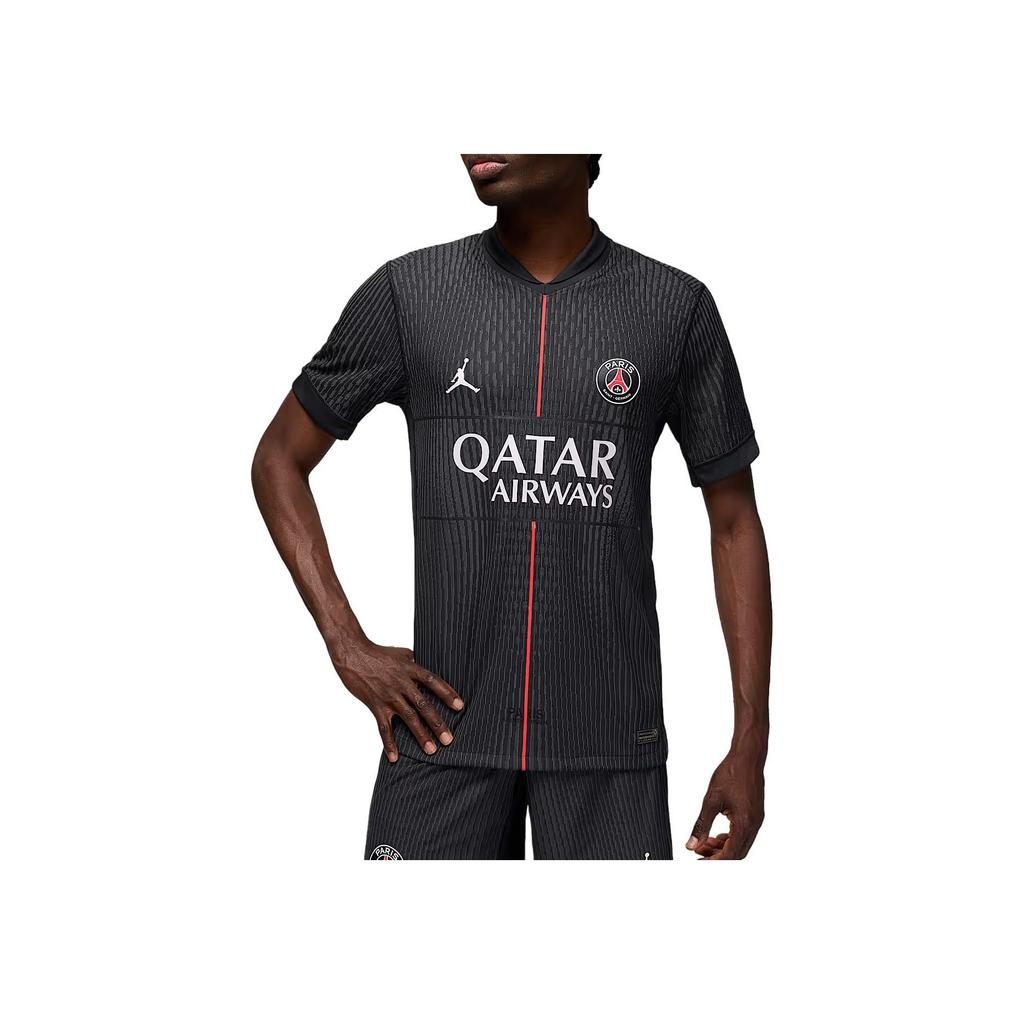 Jordan Футбольная футболка Paris Saint-Germain FW25 2025/26 Match Fourth Dri-FIT ADV Дышащая Цветной блок Короткий рукав Мужские топы HQ4208-045