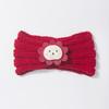 Autumn and Winter New Baby Knitted Headscarf Cute Solid Color Baby Fontanelle Door Wool Headband Warm Children's Jewelry