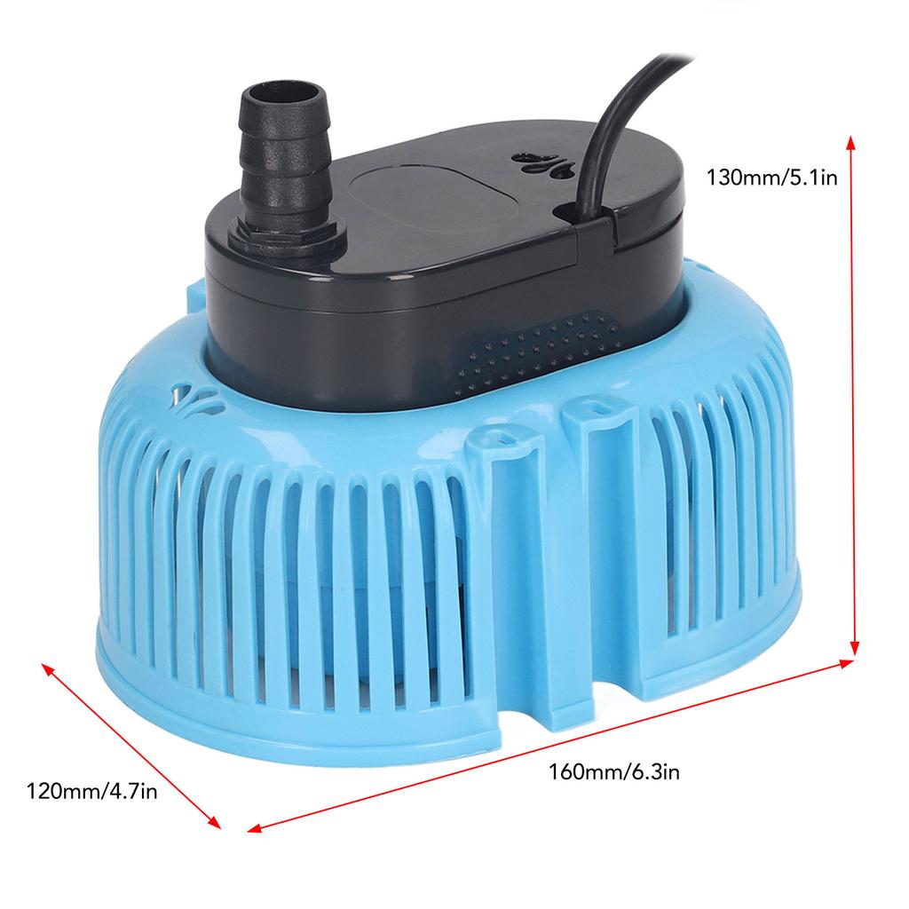 Pool Cover Pump 75W 850GPH Flow 10.5ft Lift Dry Burning Protection Submersible Pool Cover Drain Pump with 5m Water Hose 220V 50Hz