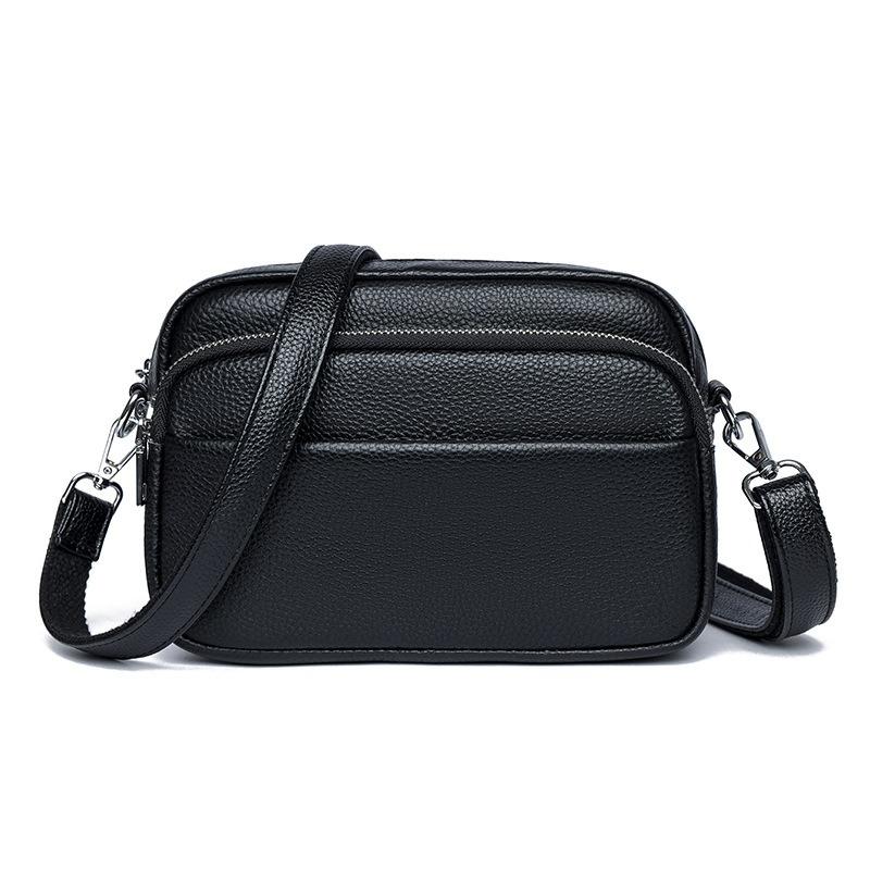 Women's bag First layer cowhide shoulder bag Women's underarm chain Small square bag Crossbody bag Genuine leather women's bag