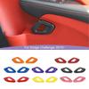 Inner Door Handle Decorative Cover Stickers Fit For Dodge Challenger 2015 Up ABS Car Accessories
