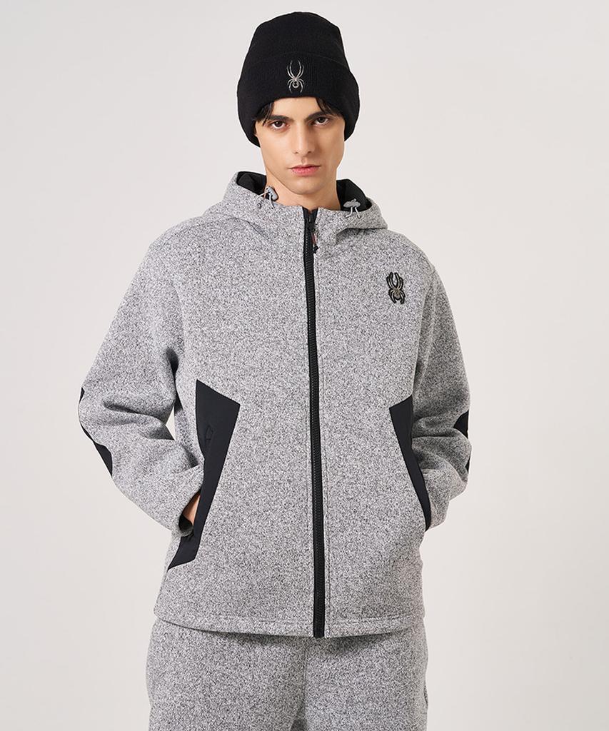 Spyder Men'S Bonded Fleece Zip-Up Hoodie Spkwcnft307Mmgr
