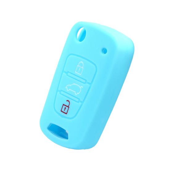 Силиконовый откидной чехол для ключа автомобиля, держатель для сумки с дистанционным протектором для Hyundai I30