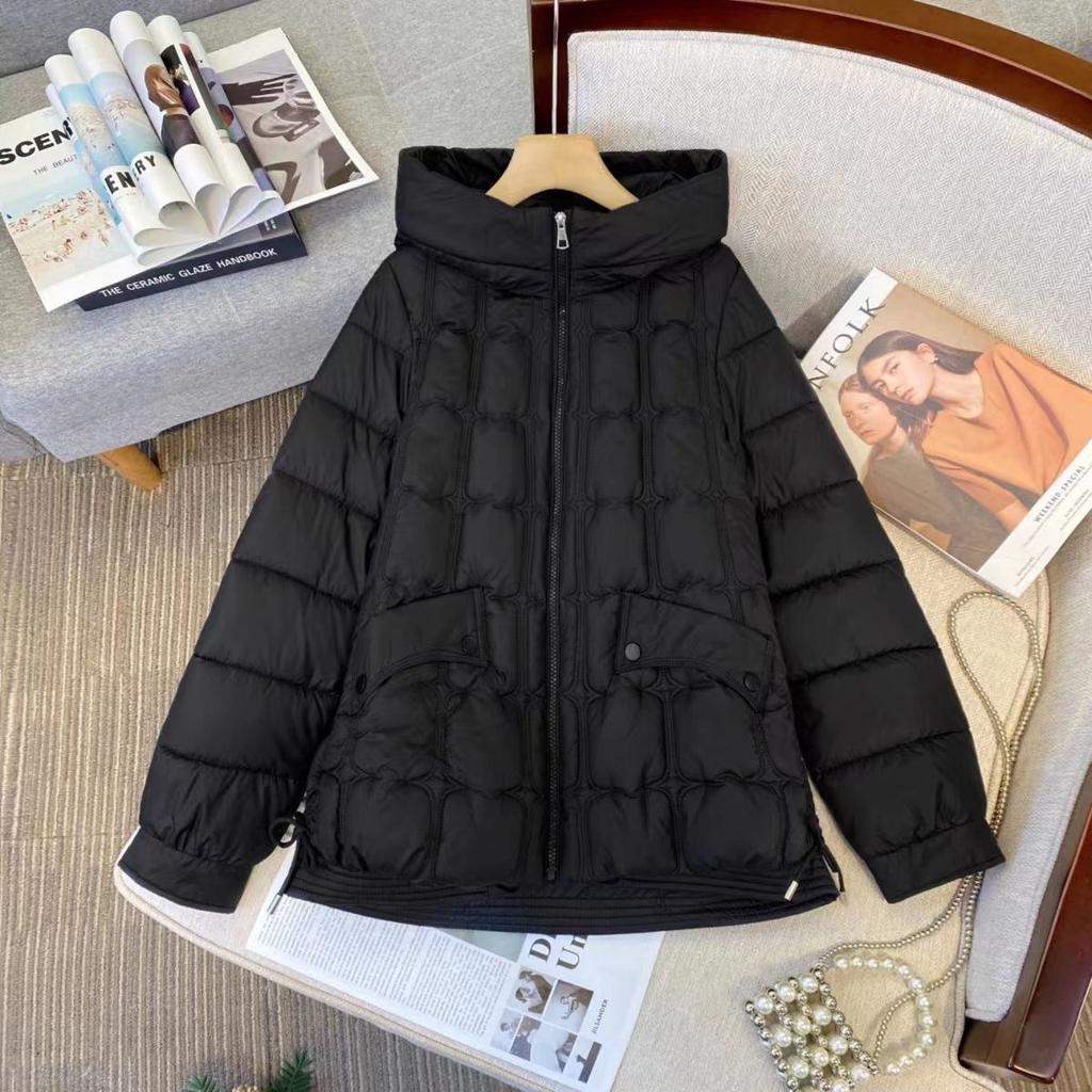 Fashion Winter Down Cotton Padded Jacket Women's Warm Padded Jacket Solid Color Short All-match Top