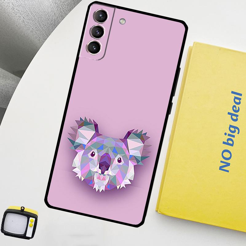 Cute Australia Koala Art Case For Samsung Galaxy S23 S22 Ultra S20 S21 FE S9 S10 Plus Note 10 20 Ultra Back Cover