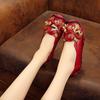 Genuine Leather Handmade Flower Loafers Soft Flat Casual Shoes Autumn Size 35-40