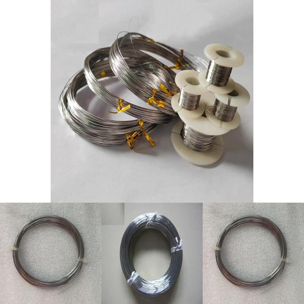 10 метров проволоки из нержавеющей стали 0,3-0,5 мм для металлообработки и электротехнических проектов