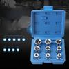 9-Piece Flower & Star Type E-Socket Set - Hexagonal & Six-Pointed