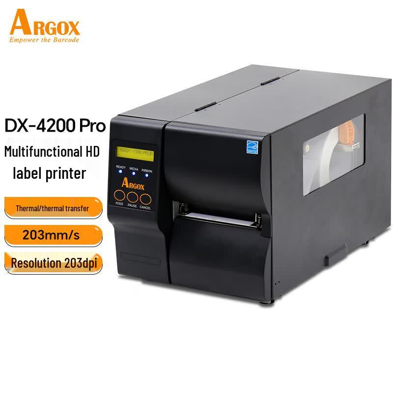 Argox DX-4200 Pro Thermal Transfer Barcode Label Printer CN plug (adapter included)