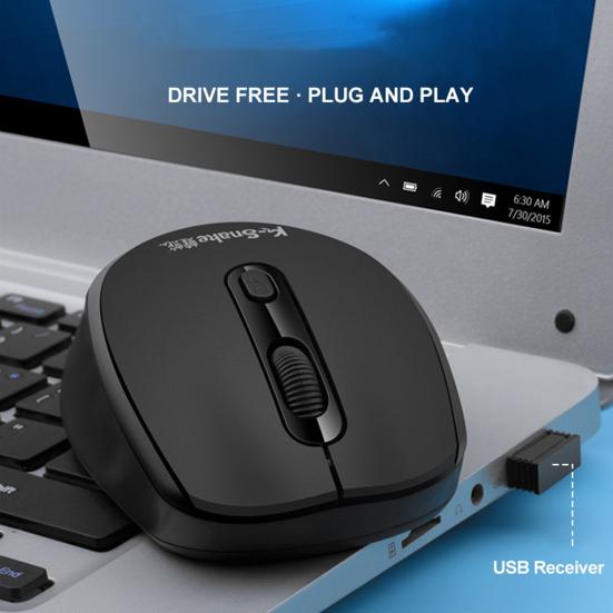 Беспроводная мышь W500 Эргономичная перезаряжаемая чувствительная клавиша Удобная ручка Энергосбережение Регулируемое разрешение 4 кнопки 2,4 ГГц Офис