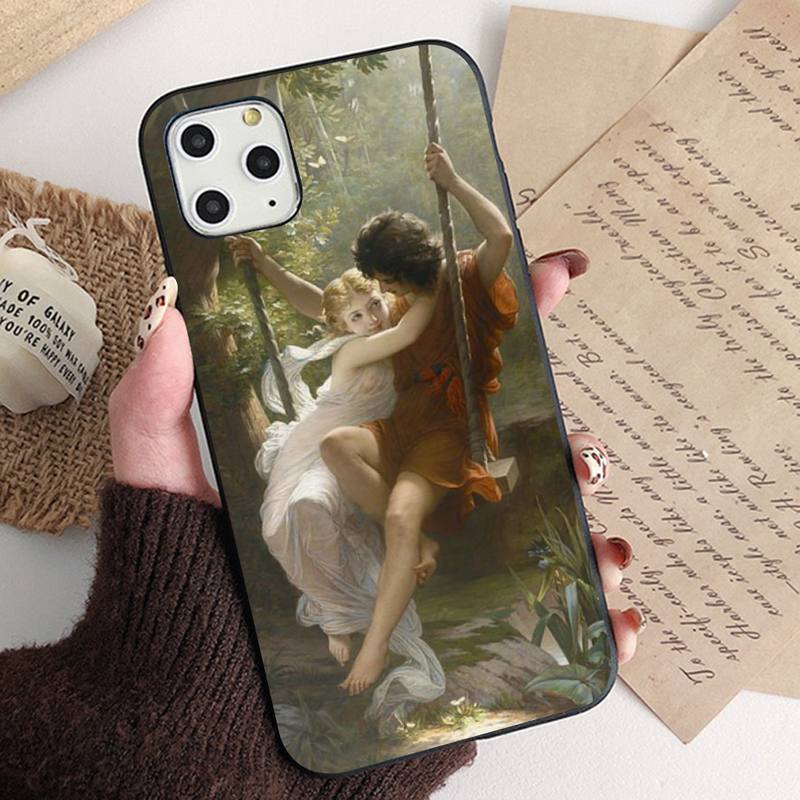 Чехол для телефона MaiYaCa Renaissance art Painting для iPhone 13 11 12 pro XS MAX 8 7 6 6S Plus X 5S SE 2020 XR