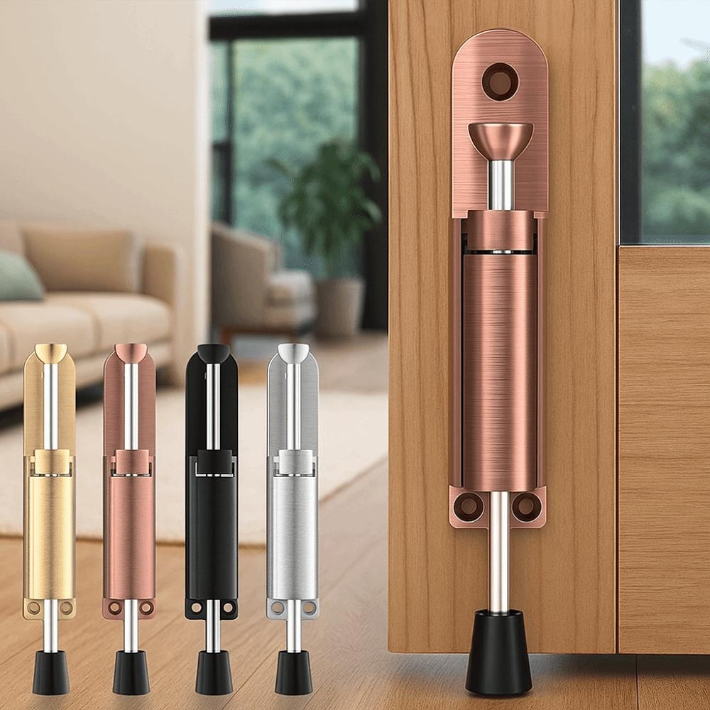Rust Resistant Foot Operated Door Holder Zinc Zinc Zinc Alloy Kick Down Door Stopper Foot Stopper  for Home
