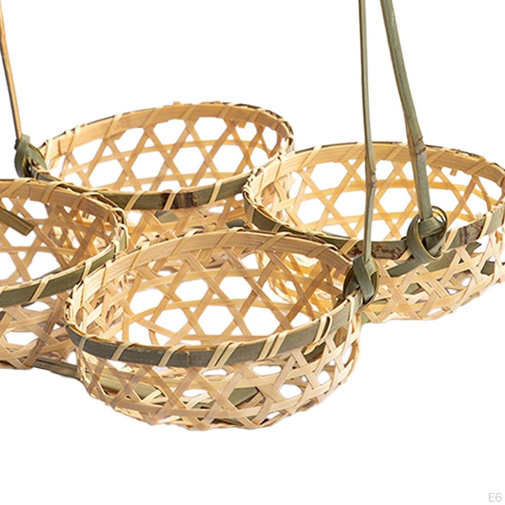 Бамбуковый поднос для сервировки завтрака для развлечения