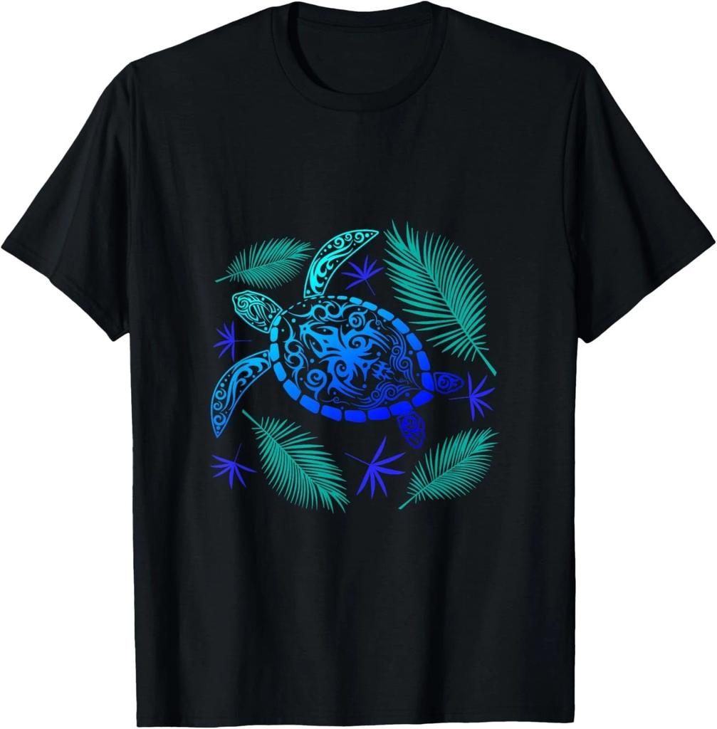 Turtle Palm Tree Vacation Summer Tortoise Funny Turtle Gift Unisex T-Shirt