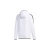 adidas Casual Sports Contrasting Colors hooded Woven Jacket White Men's DV0941