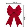 Christmas Bow Decoration Red Bow Knot Baubles Hanging Ornaments DIY Xmas Trees Pendant For Holiday Home Party Decorations