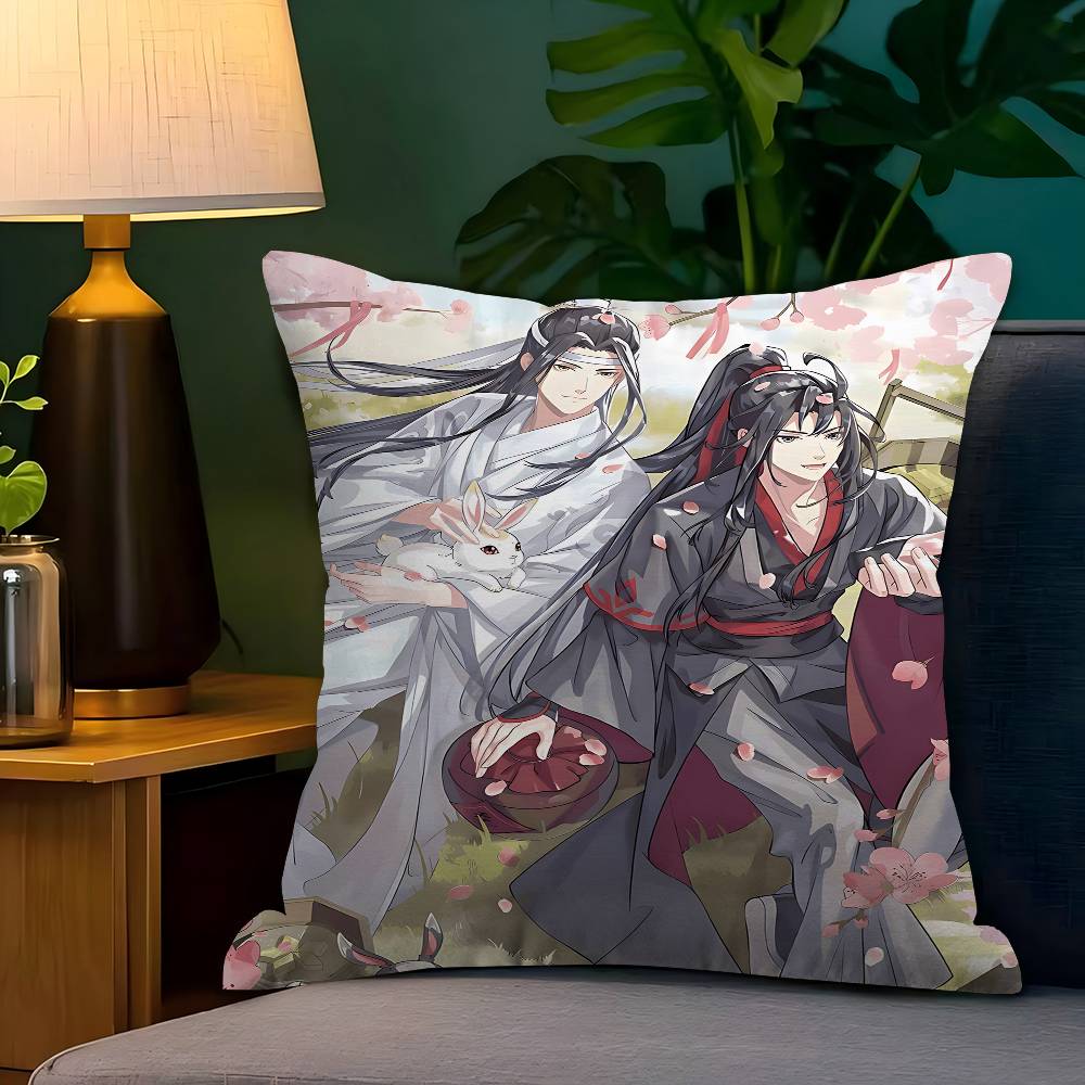 Anime Grandmaster Mo Dao Zu Shi Pillow Gift Home Office Decoration Bedroom Sofa Car Cushion Cover Case x