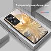 Золотой Феникс Для Oppo A79 5G 58 78 74 60 4G Reno 11F Realme GT 6 11 Note 50 10 C55 X2 Закаленное Стекло Черный Чехол для Телефона