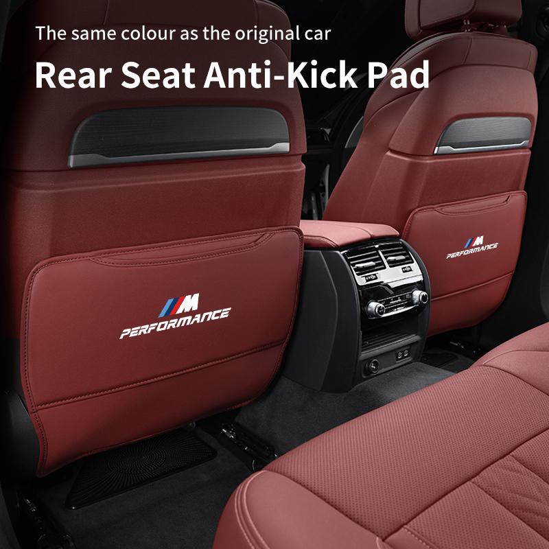 2025 Hot Car Seat Back Anti Kick Pad Leather Protector Cover For BMW 5 Series F10 G30 G38 G60 X1 U11 Auto interior Decoration Ac