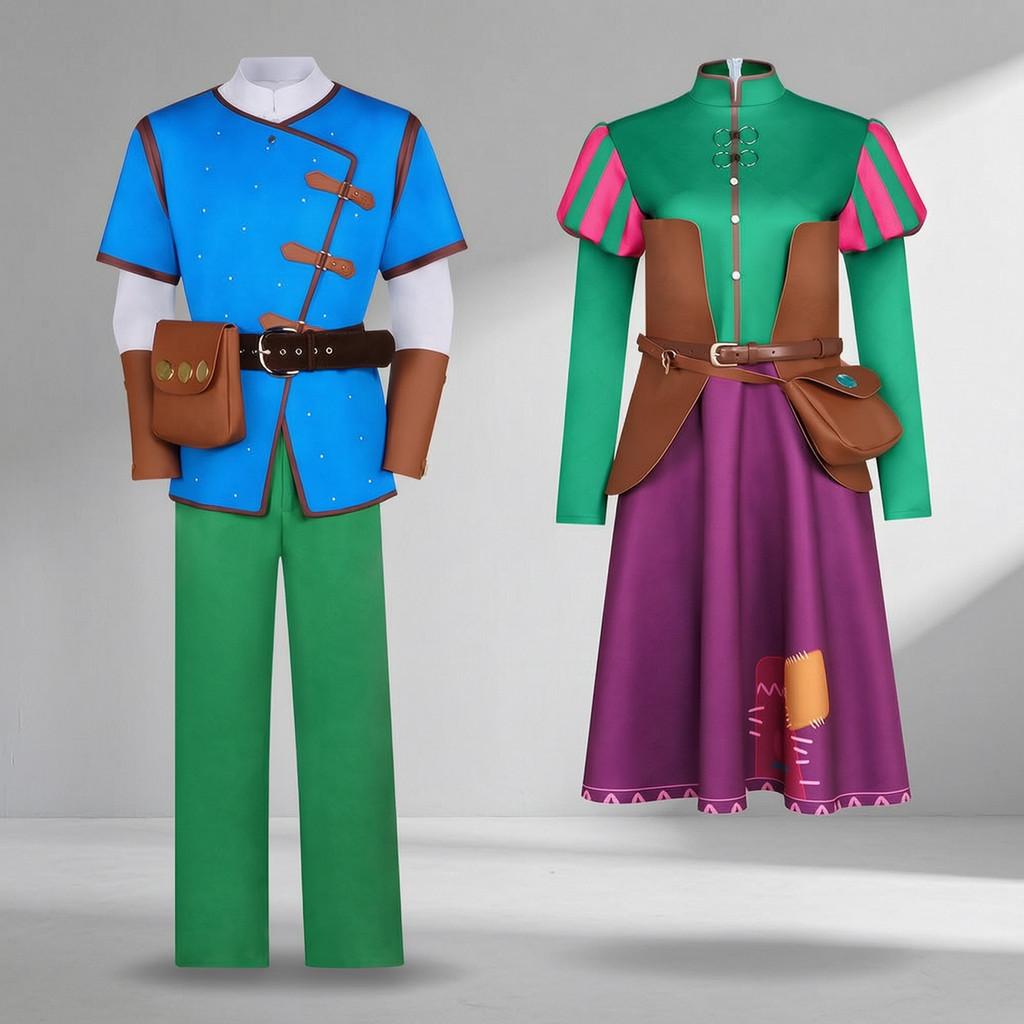 Three Wishes For Cosplay Costume Set With Polyester Fabric For Halloween And Stage Performances